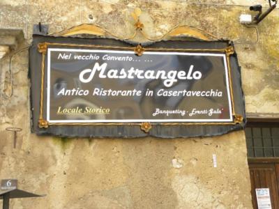 Insegna Ristorante Mastrangelo Campania Food e Travel